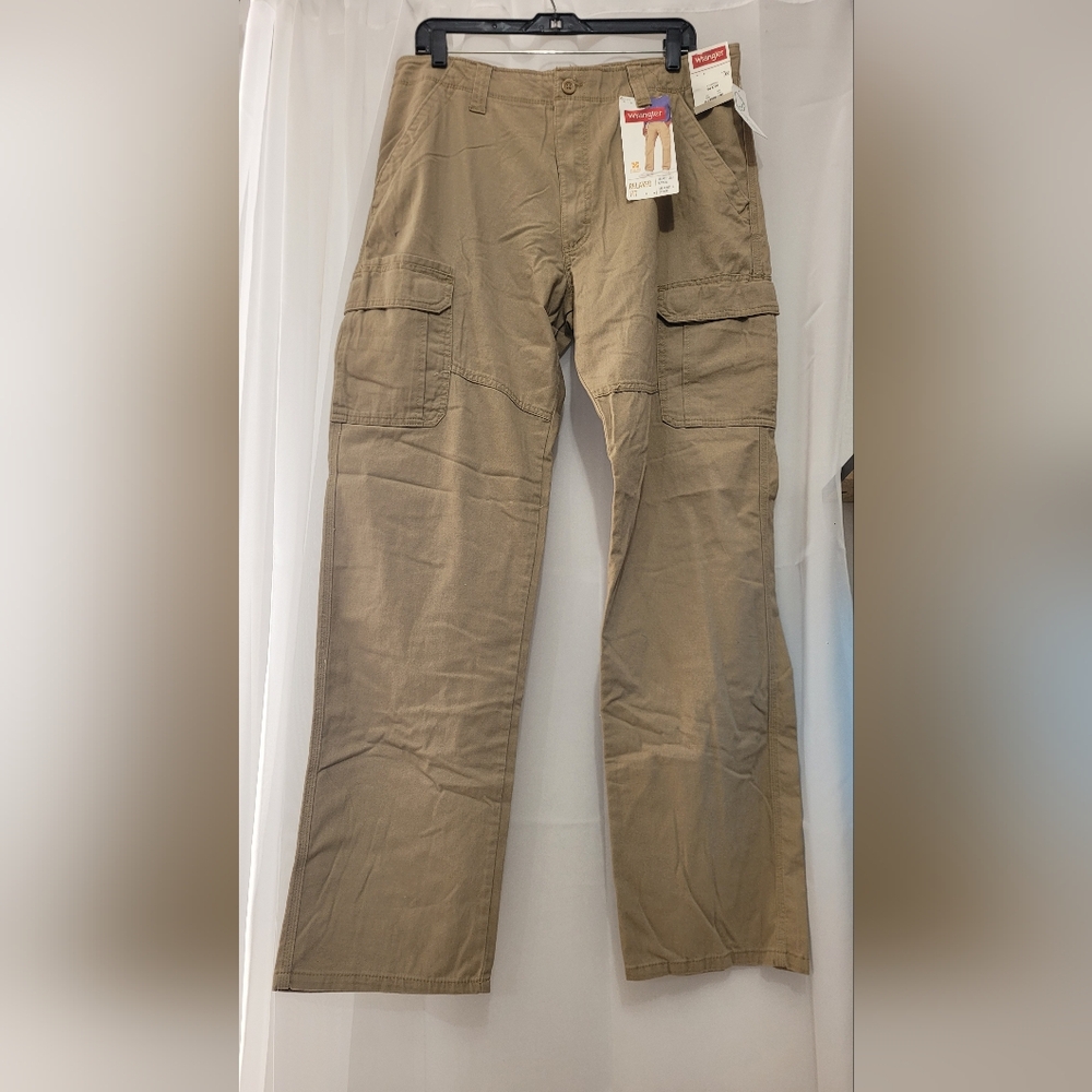 Wrangler Men's Relaxed Fit Jeans 34X34 - Brown Color, Comfortable & Durable